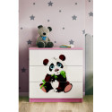 Komoda babydreams różowa panda 2