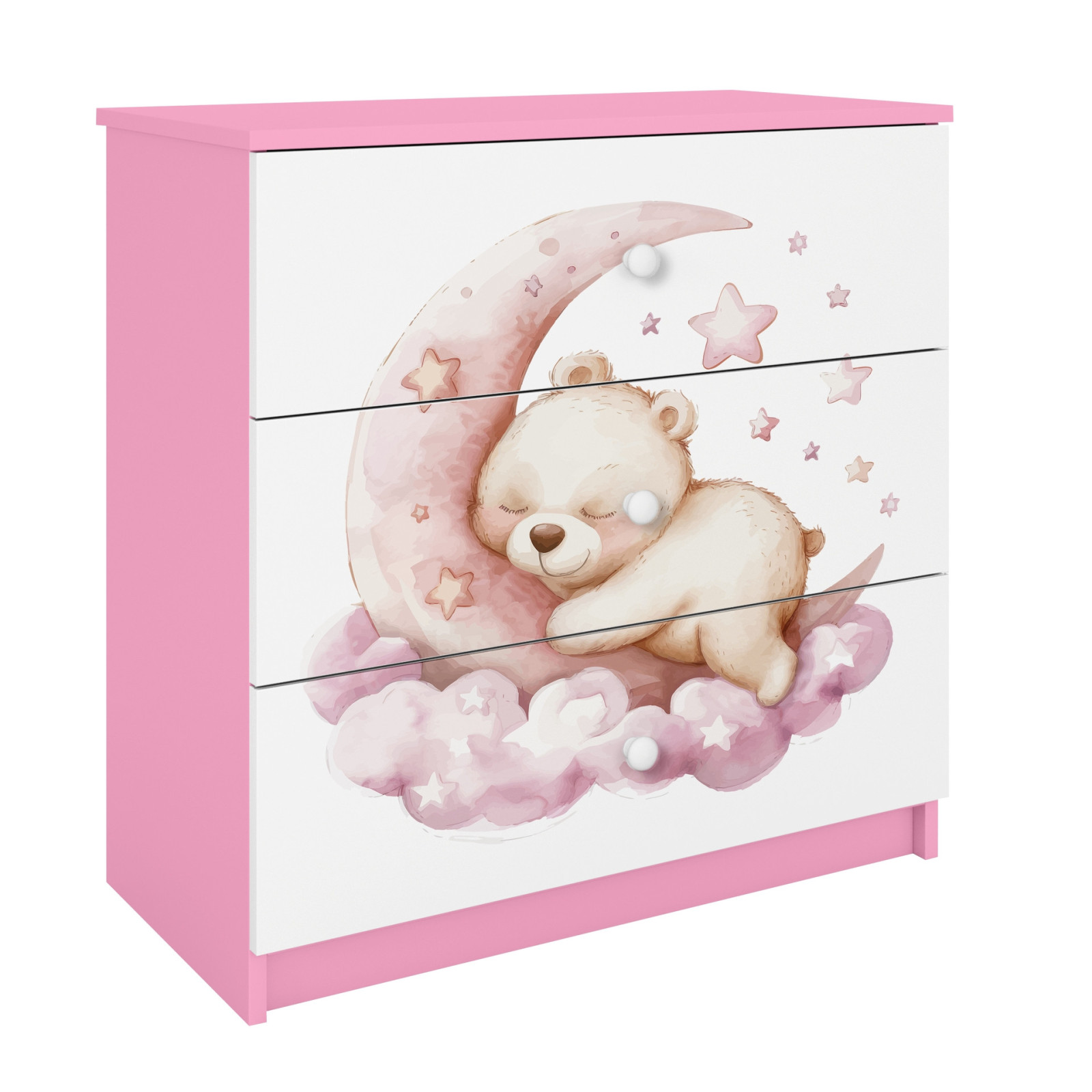 Komoda babydreams różowa Sen