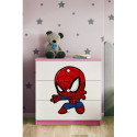 Komoda babydreams różowa Spiderman