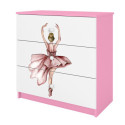 Komoda babydreams różowa Tancerka