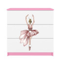 Komoda babydreams różowa Tancerka