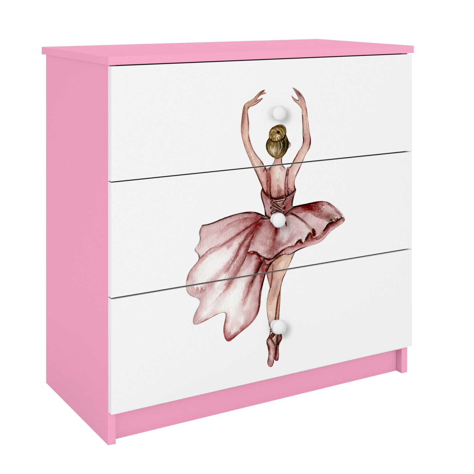 Komoda babydreams różowa Tancerka