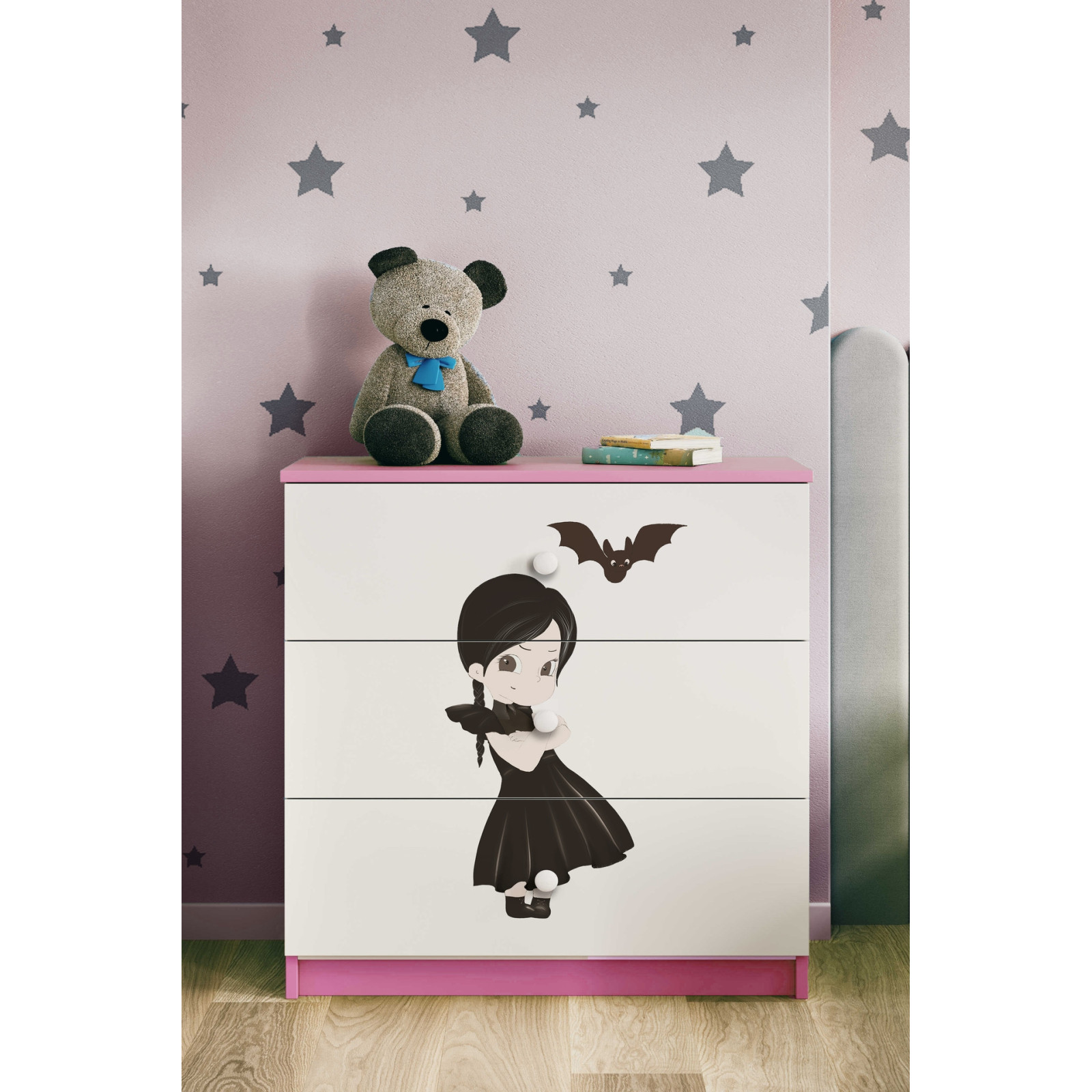 Komoda babydreams różowa Wednesday