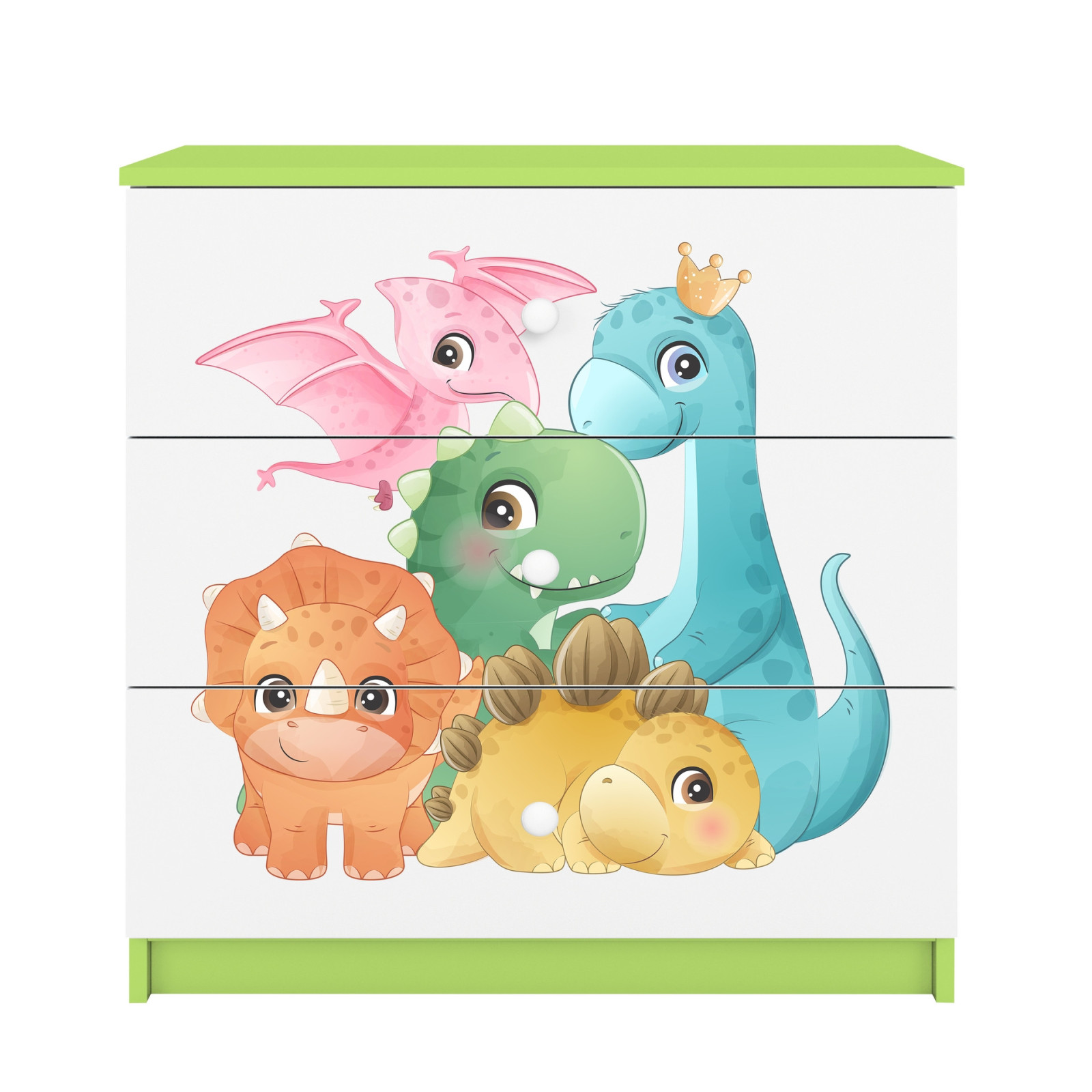 Komoda babydreams zielona Dinusie