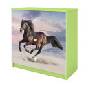 Komoda babydreams zielona Koń w galopie