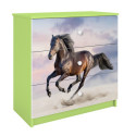 Komoda babydreams zielona Koń w galopie