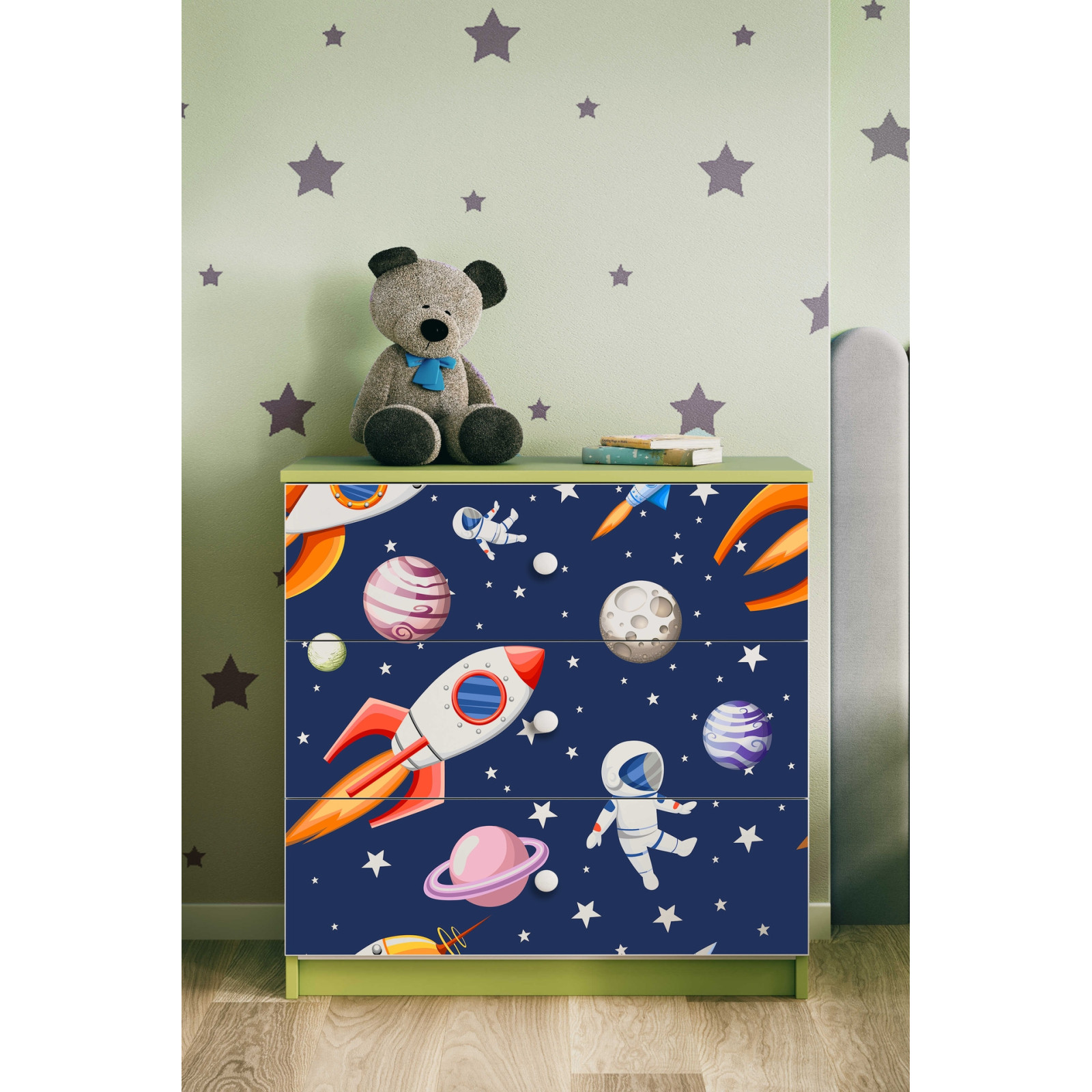 Komoda babydreams zielona Kosmos