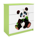 Komoda babydreams zielona panda 2