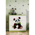 Komoda babydreams zielona panda 2