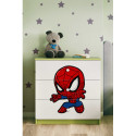 Komoda babydreams zielona Spiderman