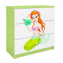 Komoda babydreams zielona Syrenka