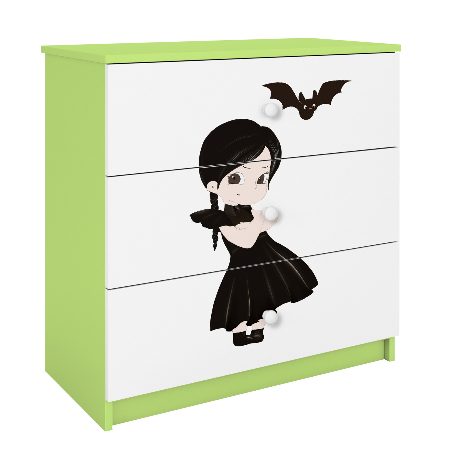 Komoda babydreams zielona Wednesday