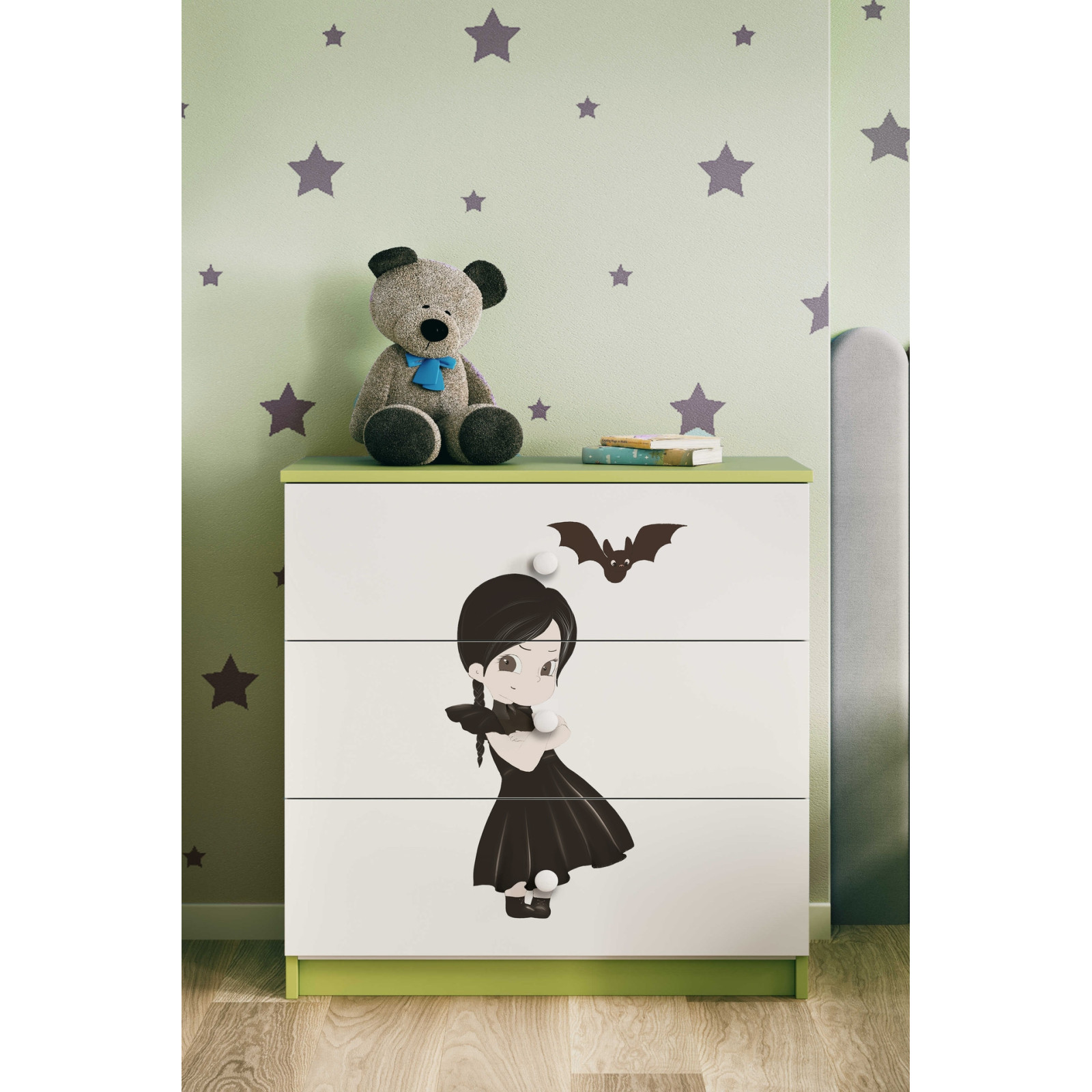 Komoda babydreams zielona Wednesday