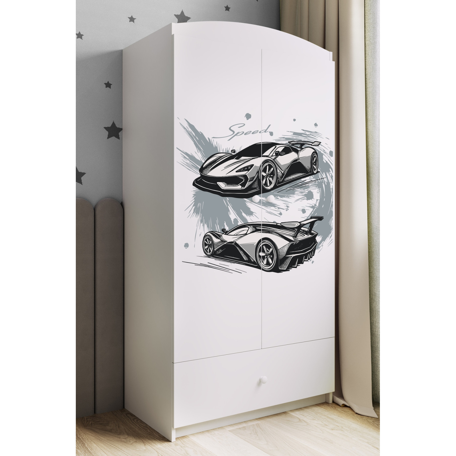 Szafa babydreams Auto sportowe