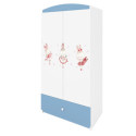 Szafa babydreams niebieska Króliczki z motylkami