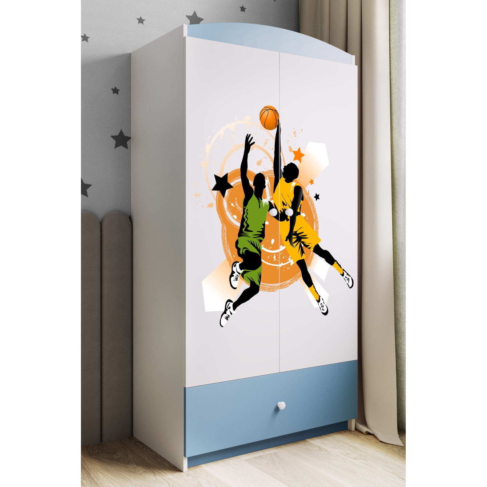 Szafa babydreams niebieska Koszykówka