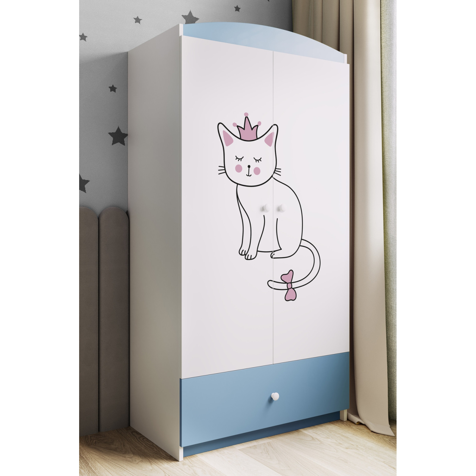 Szafa babydreams niebieska Kot
