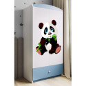 Szafa babydreams niebieska panda 2