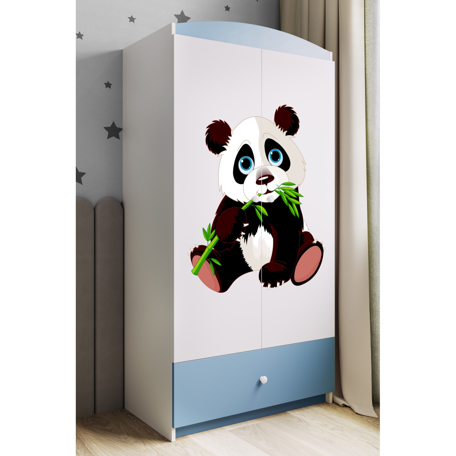 Szafa babydreams niebieska panda 2