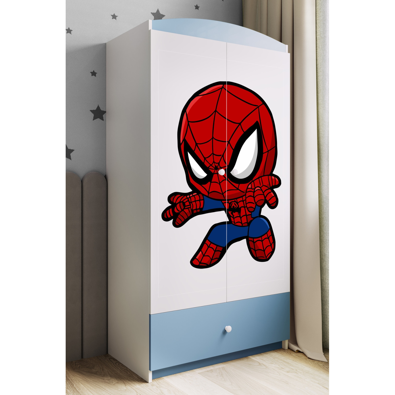 Szafa babydreams niebieska Spiderman