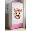 Szafa babydreams różowa Bambi
