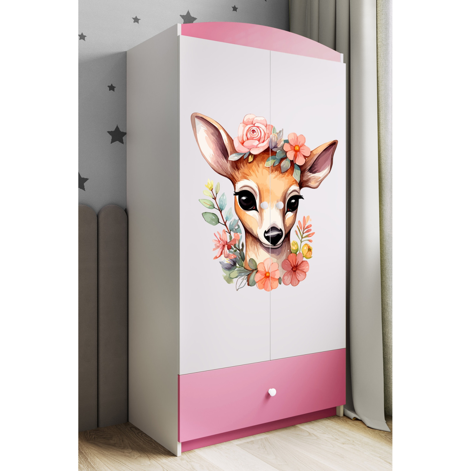 Szafa babydreams różowa Bambi