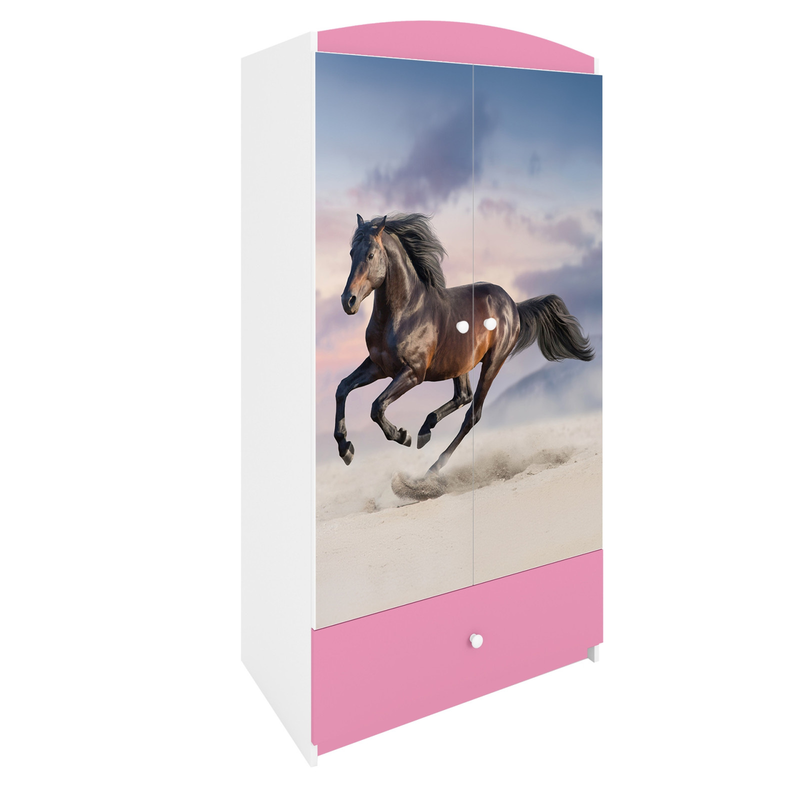 Szafa babydreams różowa Koń w galopie