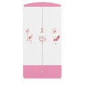 Szafa babydreams różowa Króliczki z motylkami