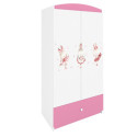 Szafa babydreams różowa Króliczki z motylkami