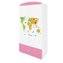 Szafa babydreams różowa Mapa