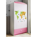 Szafa babydreams różowa Mapa