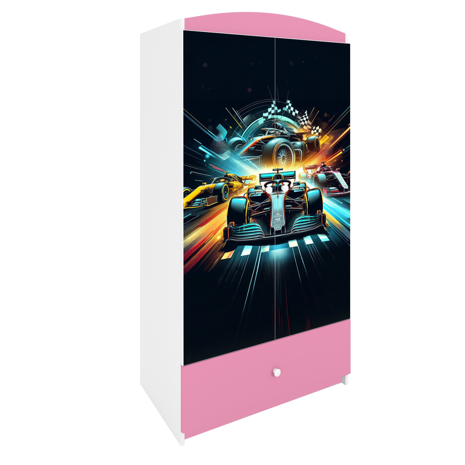 Szafa babydreams różowa Wyścig