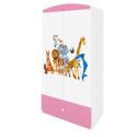 Szafa babydreams różowa Zwierzęta