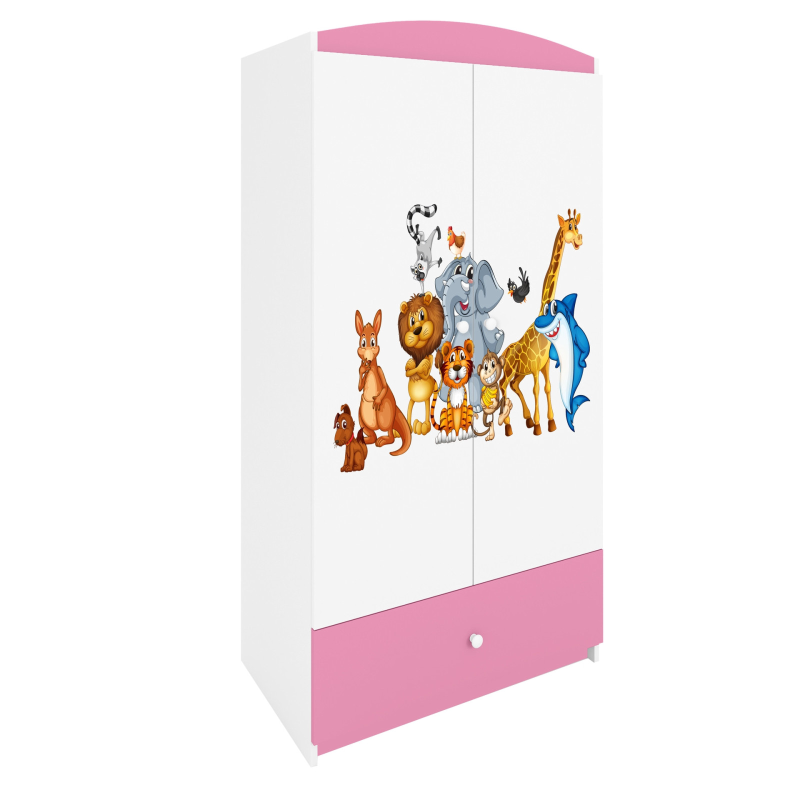 Szafa babydreams różowa Zwierzęta