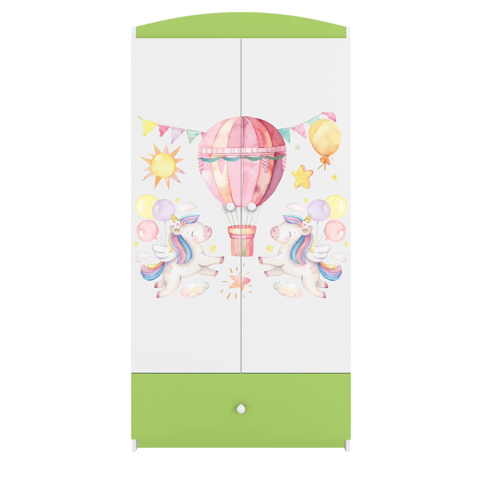 Szafa babydreams zielona Balonik