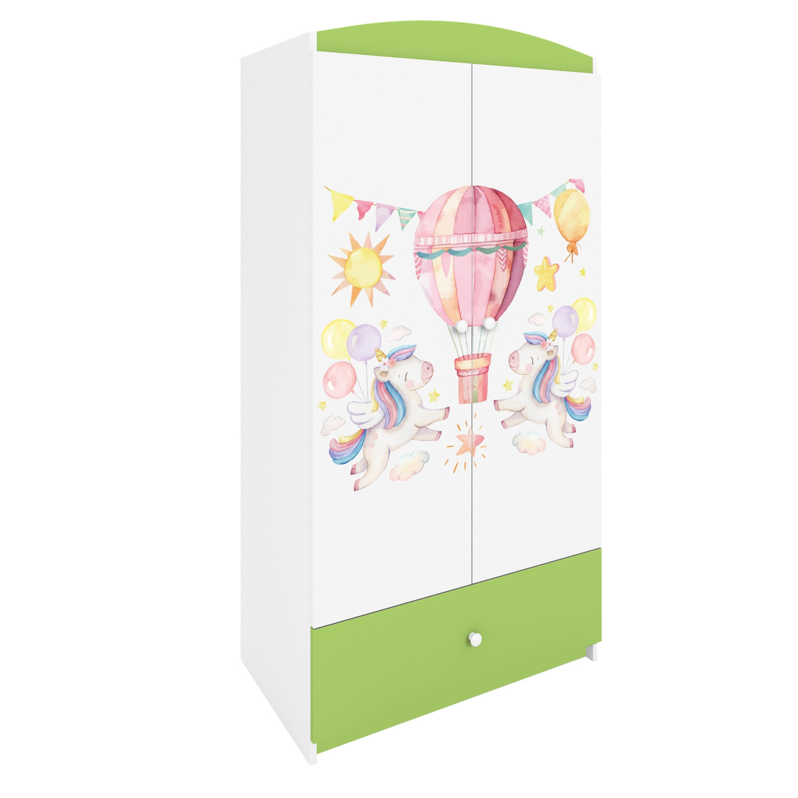 Szafa babydreams zielona Balonik