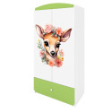 Szafa babydreams zielona Bambi