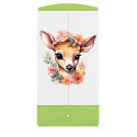 Szafa babydreams zielona Bambi