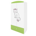 Szafa babydreams zielona Kot