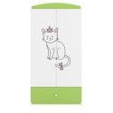 Szafa babydreams zielona Kot