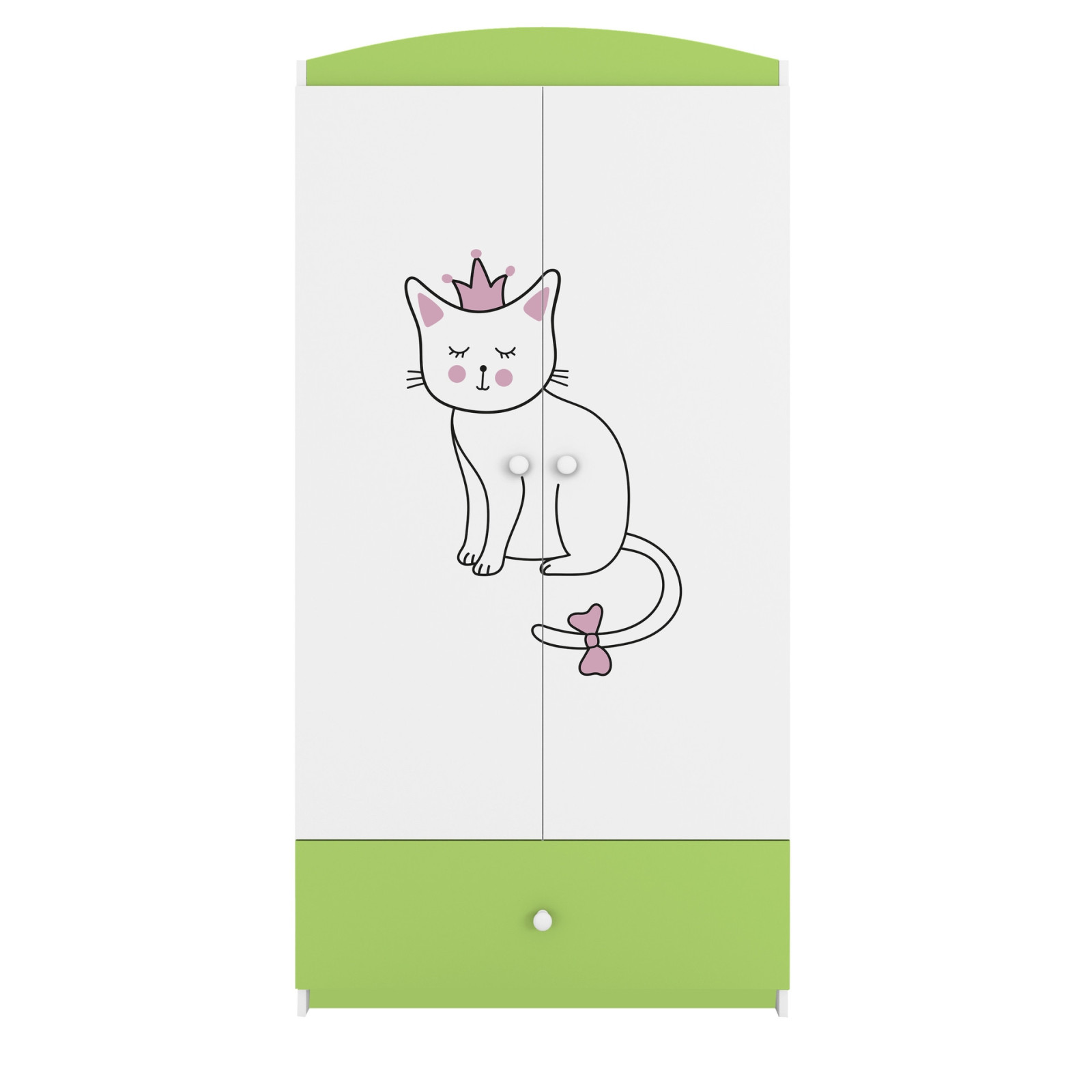 Szafa babydreams zielona Kot