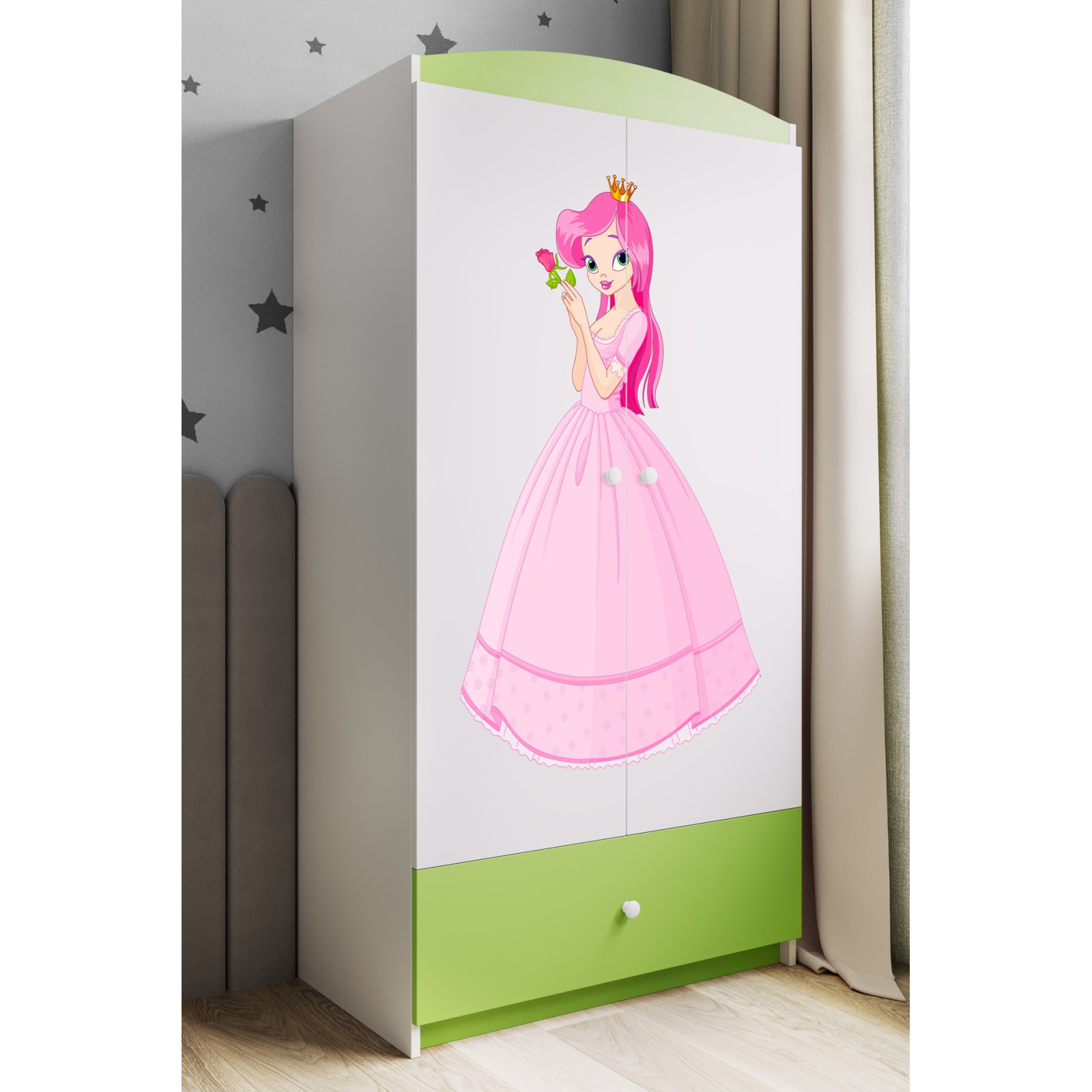 Szafa babydreams zielona Księżniczka