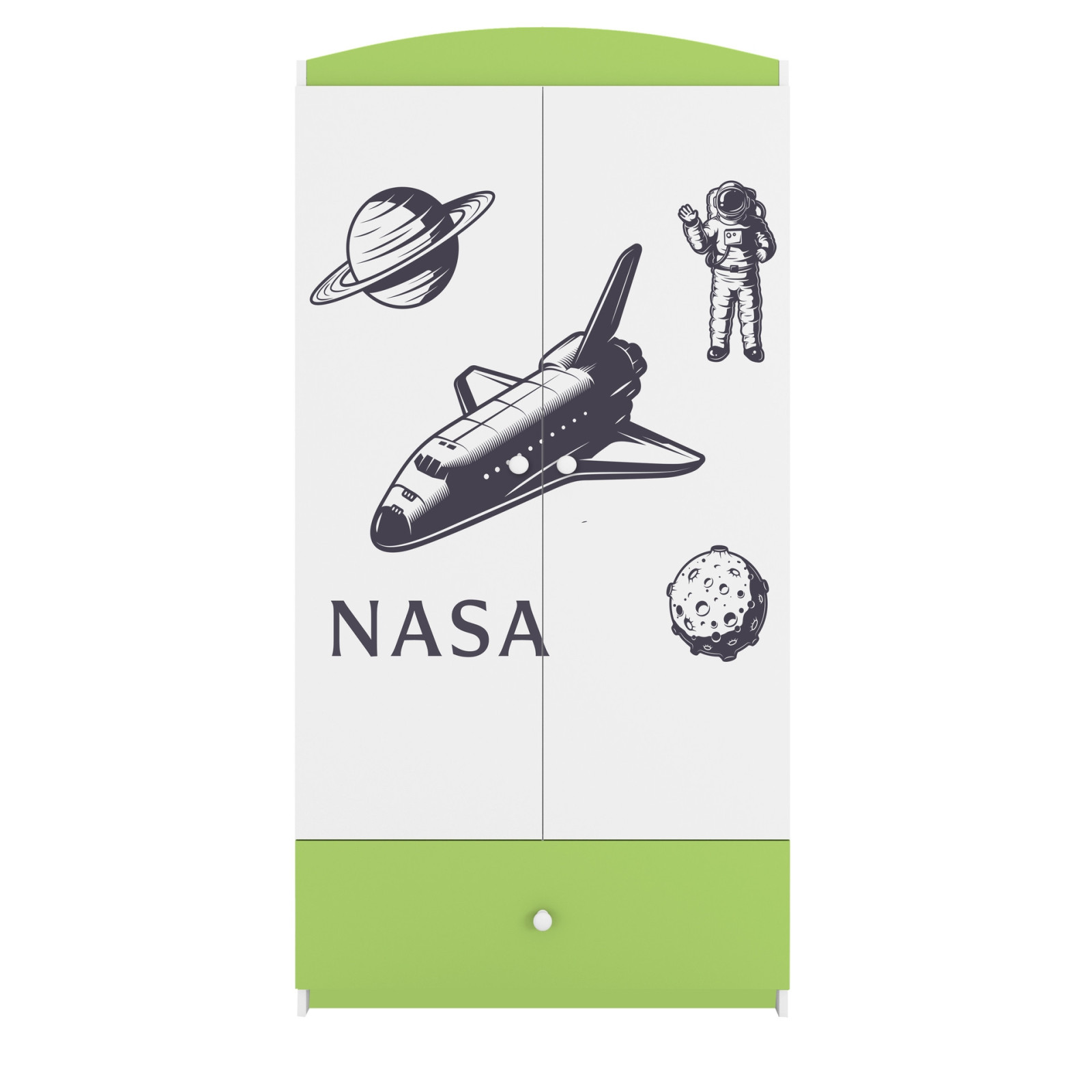 Szafa babydreams zielona Nasa