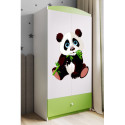 Szafa babydreams zielona panda 2