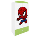 Szafa babydreams zielona Spiderman