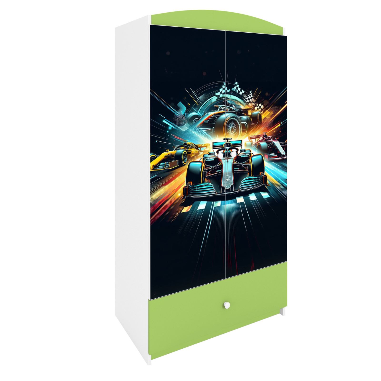 Szafa babydreams zielona Wyścig