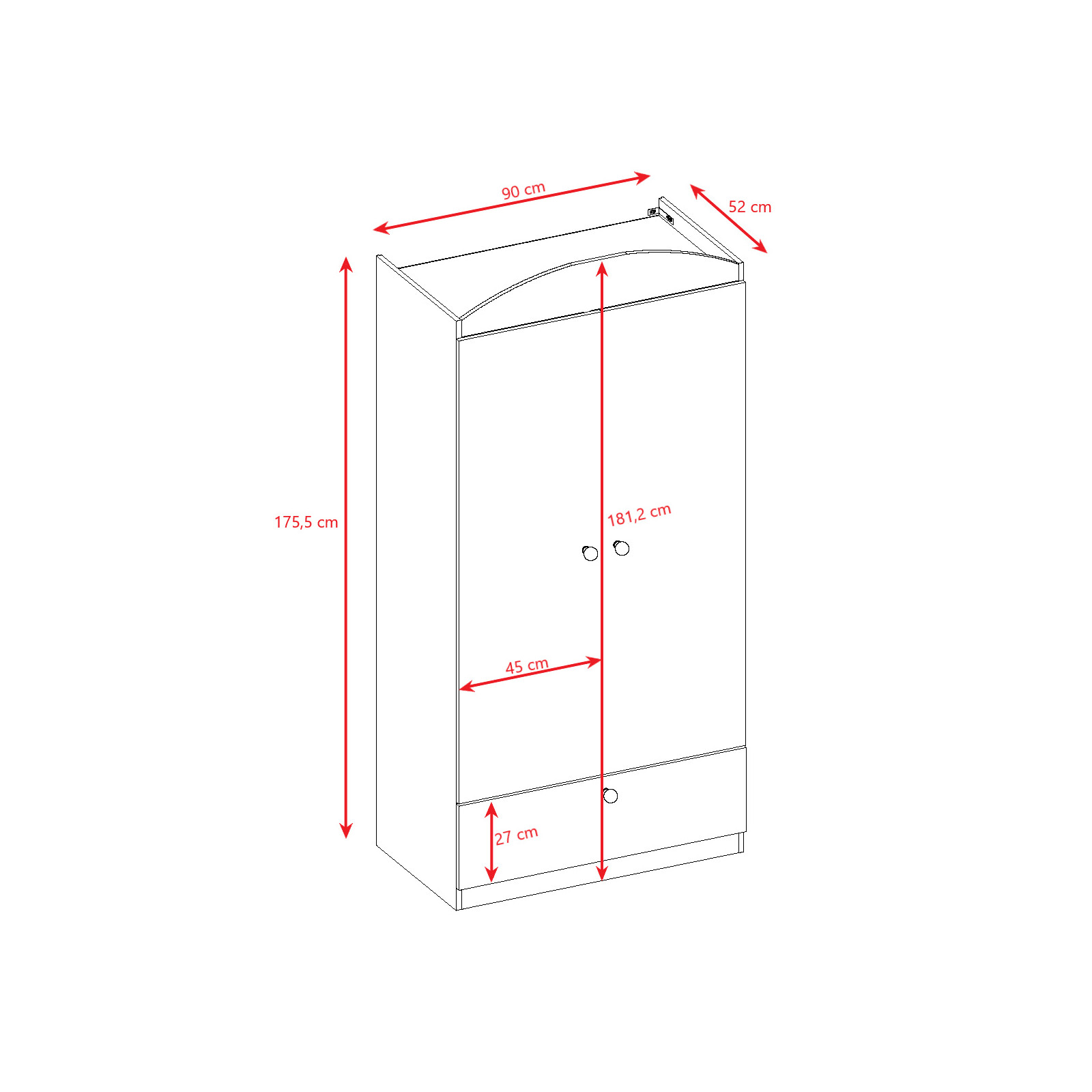 Szafa babydreams niebieska Auto sportowe
