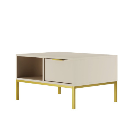 Stolik kawowy Austin 100 kaszmir & złoty