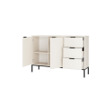 Komoda Austin biała & czarna