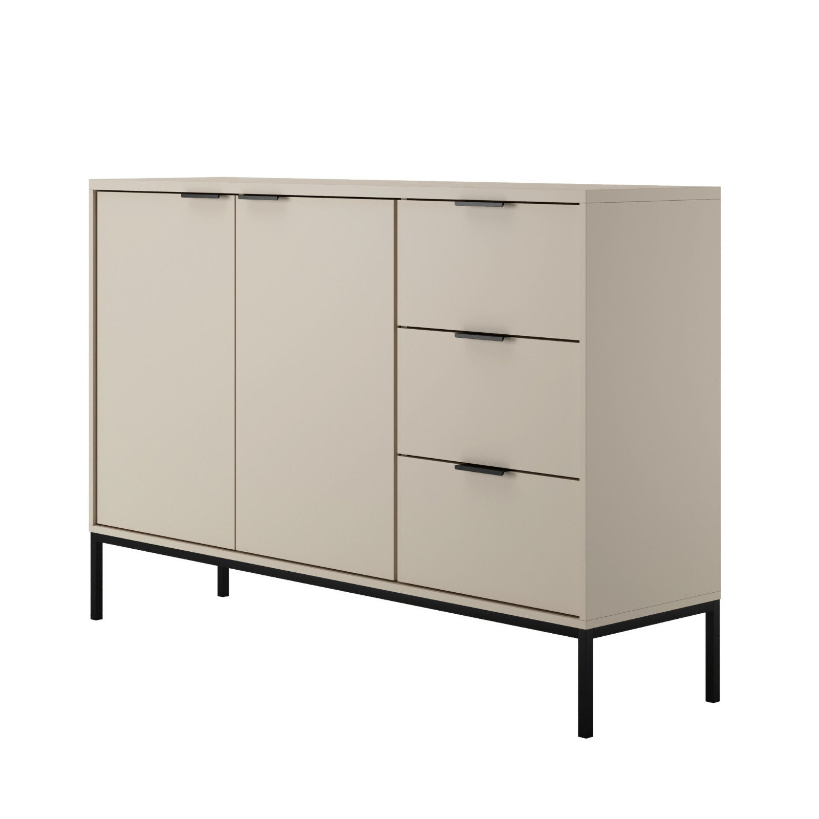 Komoda Austin kaszmir & czarna